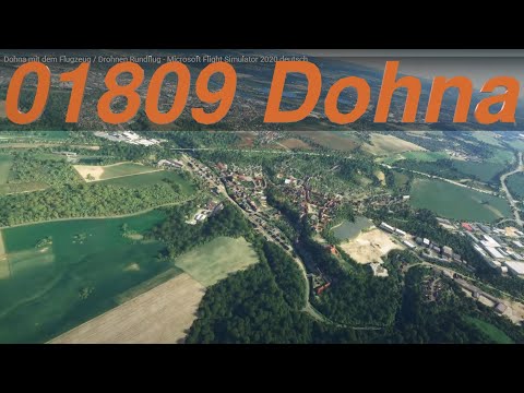 Dohna mit dem Flugzeug / Drohnen Rundflug - Microsoft Flight Simulator 2020 deutsch