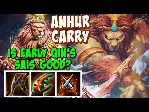 CARRY ANHUR GAMEPLAY SMITE SEASON 9 - EARLY QUIN'S SAIS WORTH?