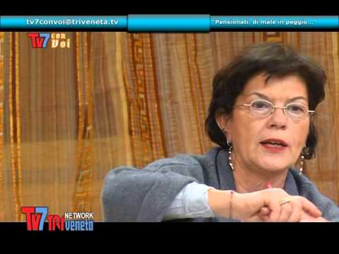 Pensionati: di male in peggio Tv7 Con Voi Sera del 25/02/14 (3 di 6 )