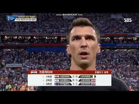 Anthem of Croatia vs England FIFA World Cup 2018