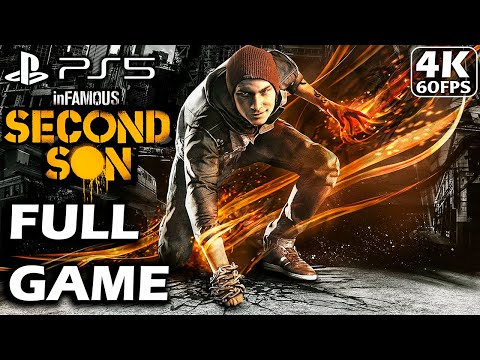 INFAMOUS SECOND SON Gameplay Walkthrough (FULL GAME) [4K 60FPS PS5] - No commentary