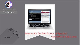 Fixing the default page of Apache2 web server