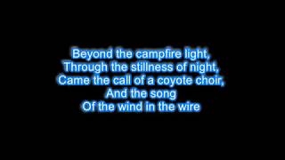 Randy Travis- Wind in the wire LYRICS UPDATED VERSION