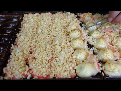 Tienda principal de Takoyaki Juhachiban Nishinakajima | ¡Montones de tempura! Takoyaki Takoyaki Juhachiban profesional en Nishinakajima Osaka. Comida callejera japonesa.