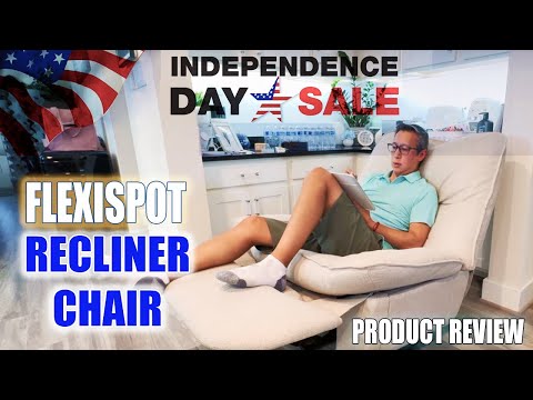 FLEXISPOT XRC2 360° Swivel Rocker Recliner for Adults, Nursery Glider Recliner with Massage and Heating, Manual Rocking Chair for Living Room, Bedroom, Light Grey video review thumbnail