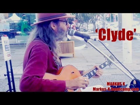 Funky looped version of J. J. Cale’s ‘Clyde’ - busking in Coffs Harbour, Australia