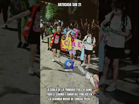 LA CARLA DE LA TRINIDAD (TUC) SE GANO TODO EL CARIÑO Y AMOR DEL PUBLICO