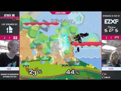 Attack on Southampton 2 - Setchi (Falcon) vs Aiken (Marth) - Losers' Semis