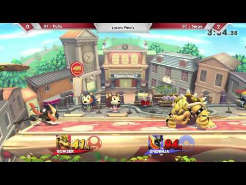 SP46 - HY | Pollo (Bowser) Vs. SC | Serge (Greninja) Losers Finals - Smash 4