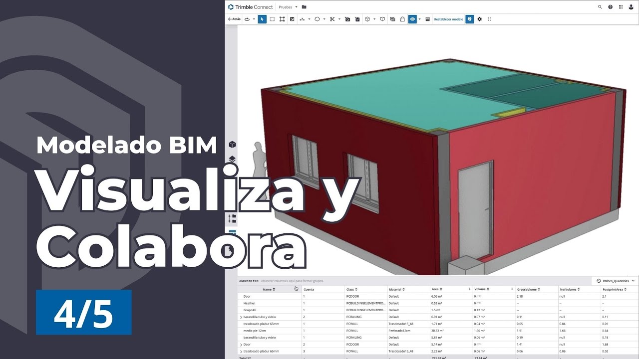 Visualización De Datos BIM Para Compartir O Colaborar - | 4/5 Modelado 3D BIM Con SketchUp