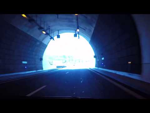 France by Autoroute - A51 descent from Monestier to Grenoble