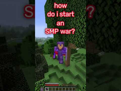 How To Start an SMP WAR #shorts (Minecraft)