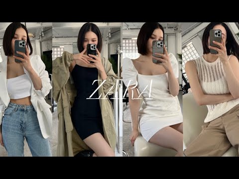 ZARA 봄신상 100만원어치 쇼핑했어요 🛍 쇼핑몰 사장이 코디한 자라룩북 ! 댓글 이벤트도 있삼🤍원피스코디•봄아우터•꾸안꾸코디