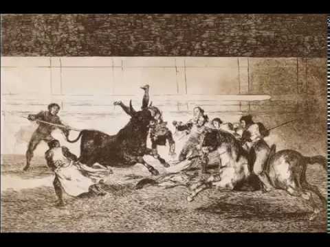 Death of Pepe Illo (2nd composition). Francisco de Goya