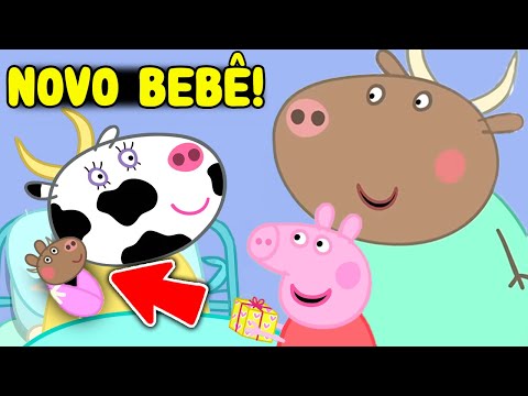 SENHOR TOURO e DONA VACA tem um Bebê! (Peppa Pig)