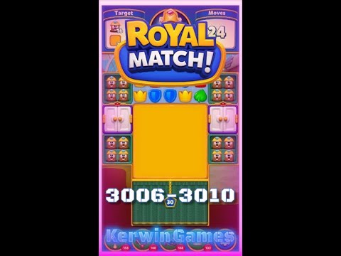 Royal Match Level 3006 3007 3008 3009 3010 - No Boosters Gameplay