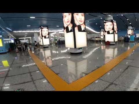 Excursão a pé 4K no Aeroporto Internacional Changsha Huanghua ASMR