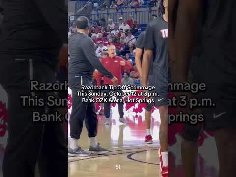 The Razorbacks are back in Hot Springs this Sunday