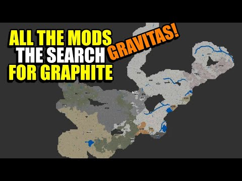 Ep10 The Search For Graphite - Minecraft All The Mods Gravitas Modpack