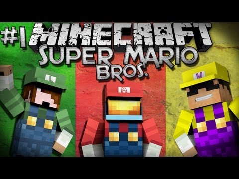 Minecraft Super Mario Bros. w/ SkyDoesMinecraft, Deadlox, & TrueMU - Part 1!