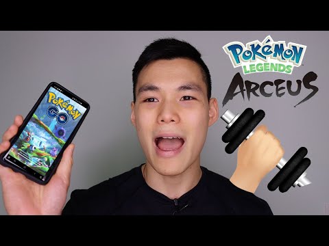 I Play Pokemon Legends Arceus & Pokemon Go For Fitness