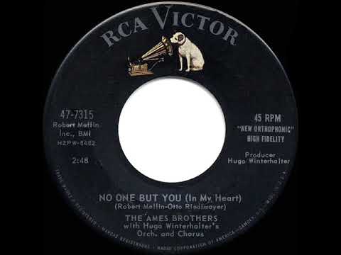 1958 HITS ARCHIVE: No One But You (In My Heart) - Ames Brothers
