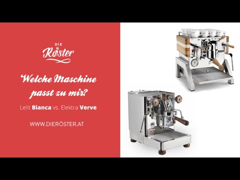 Lelit Bianca vs. Elektra Verve - Welche Maschine passt zu mir?