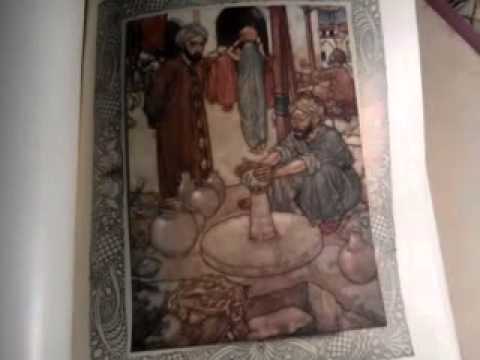 FINE, LAVISH, EARLY 20thc. EDMUND DULAC ILLUSTRATED EDITION OF OMAR KHAYYAM