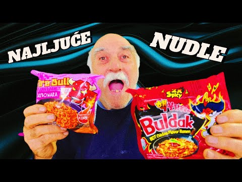 DRAGI CRNI PROBA NAJLJUĆE NUDLE NA SVETU! *nije mu dobro*