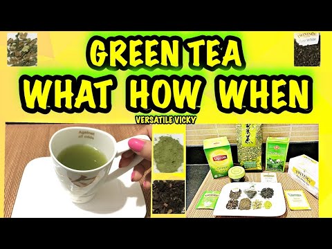 Green Tea: For Flat Belly & Weight Loss | Green Tea Versatile Vicky | Green Tea 101 Video