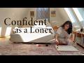 Finding Confidence as a Loner 🦚 Oil Painting at Home & Staying Motivated 🧸 Cozy Art Vlog