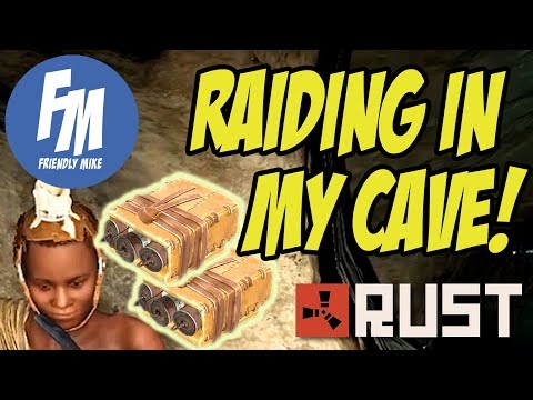 RAIDING in my CAVE! Getting rid of the neighbors | Rust Solo Survival S17E04