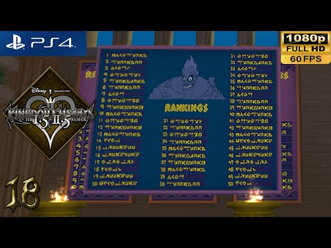 [PS4 1080p 60fps] Kingdom Hearts Walkthrough Part 18 Hades Cup - KH HD 1.5 + 2.5 Remix