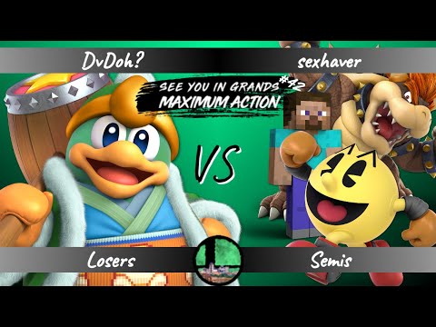 DvDoh? (King Dedede) vs sexhaver (Bowser/Steve/Pac-Man) - Losers Semis - SUGMA #42