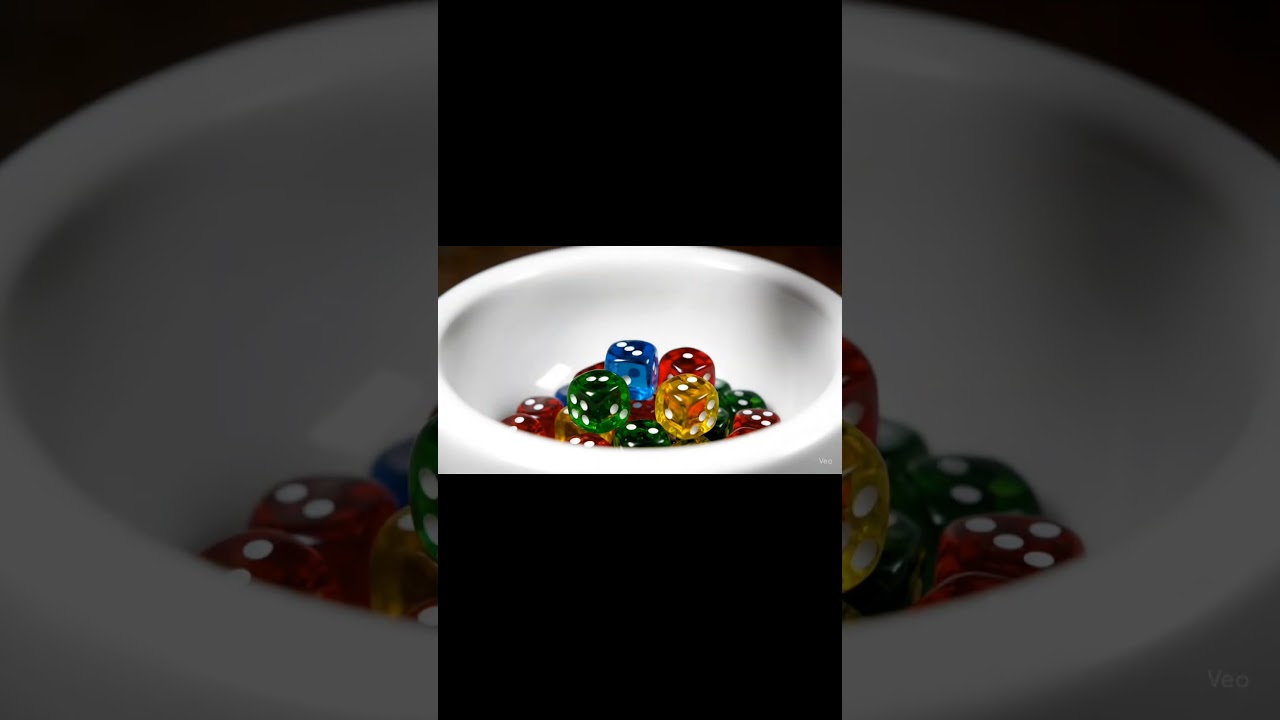 【ASMR】 Crushing a Multicolored Dice with Glass Stone Blended In#satisfying#crush #oddlymesmerizing