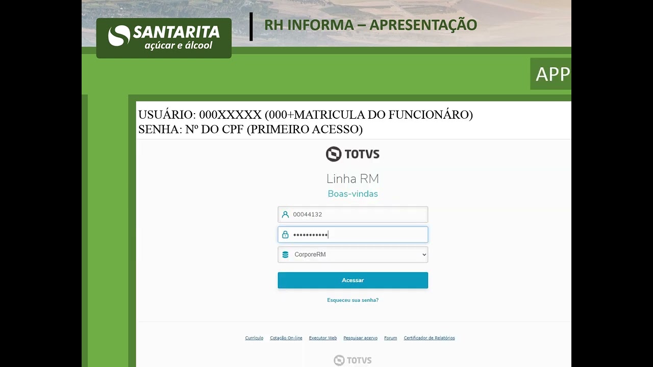 APP MEU RH   APRESENTAÇÃO