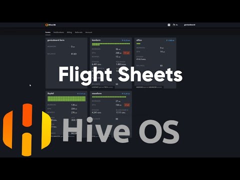 Flight Sheets in Hiveon OS