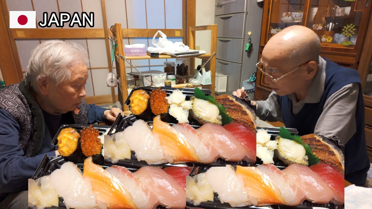 90歳初めてのくら寿司　First time at 90 years old, Kura Sushi