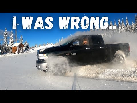 RAM 1500 Offroad-4WD-Sperrtest im Tiefschnee (ich lag falsch...) | Real World 4x4-Test 2.0