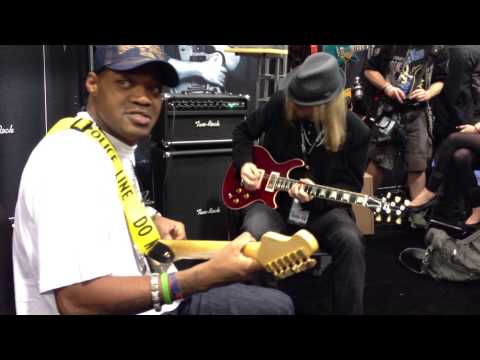 Eric Gales and Tal Morris at Two Rock Booth  Little Wing -NAMM 2013