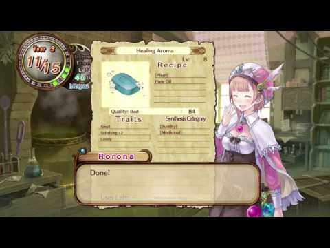 Atelier Rorona - English gameplay - Alchemy