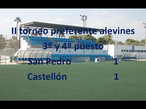 3º y 4º puesto II Torneo Preferente Alevines