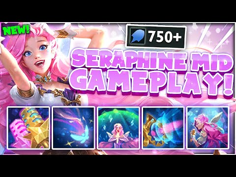 SERAPHINE NEW BEST AP MID!? 🌸 Seraphine Mid Gameplay! | Voyboy - League of Legends