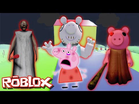 HORROR CHARACTERS Invades Peppa Pig Town! Peppa Pig Family Got TROUBLE in Roblox RP