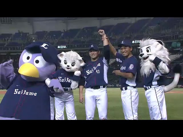 ライオンズ髙橋投手ヒーローインタビュー 2014/8/9 M-L