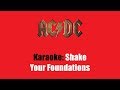 Karaoke: AC/DC / Shake Your Foundations