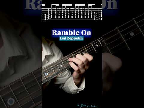 Ramble On - Led Zeppelin  | (Intro) TABS Tutorial - Dr. Guitar