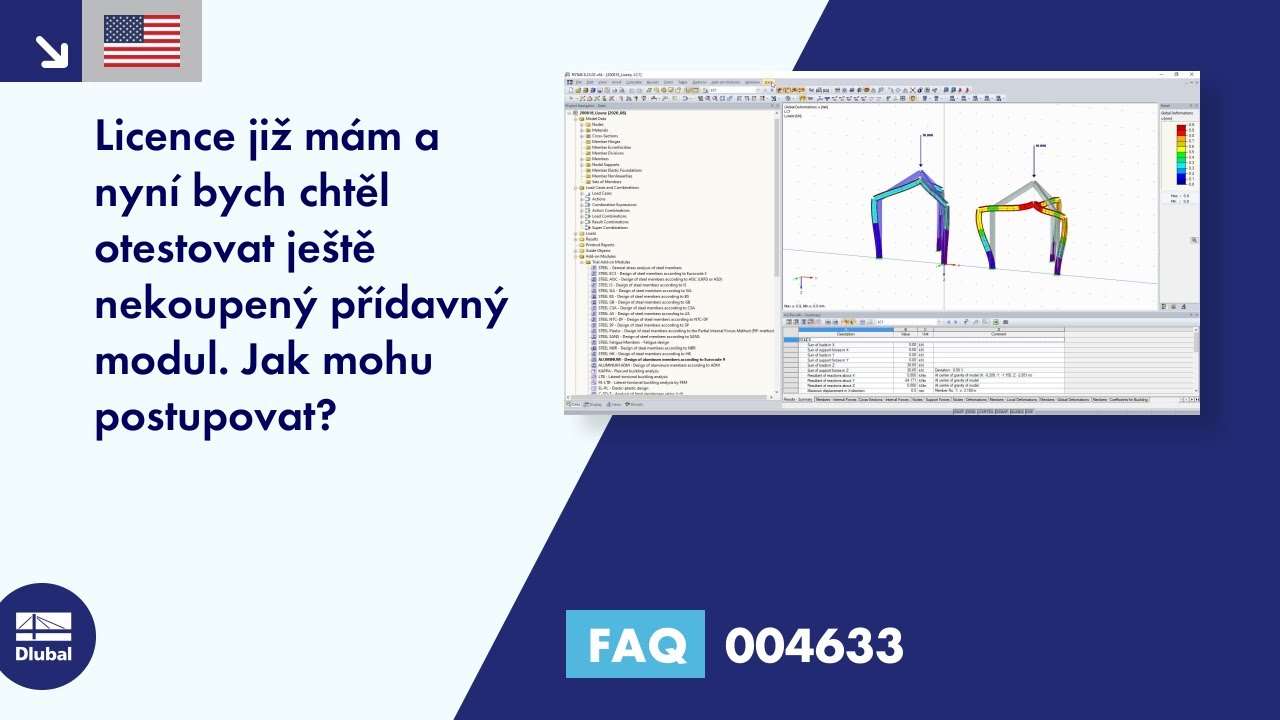 [EN] FAQ 004633 | Již mám licence a nyní bych chtěl otestovat přídavný modul, který mám ...