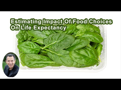 Estimating Impact Of Food Choices On Life Expectancy