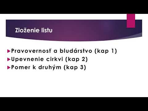 Poznanie Biblie - (144) - List Títovi